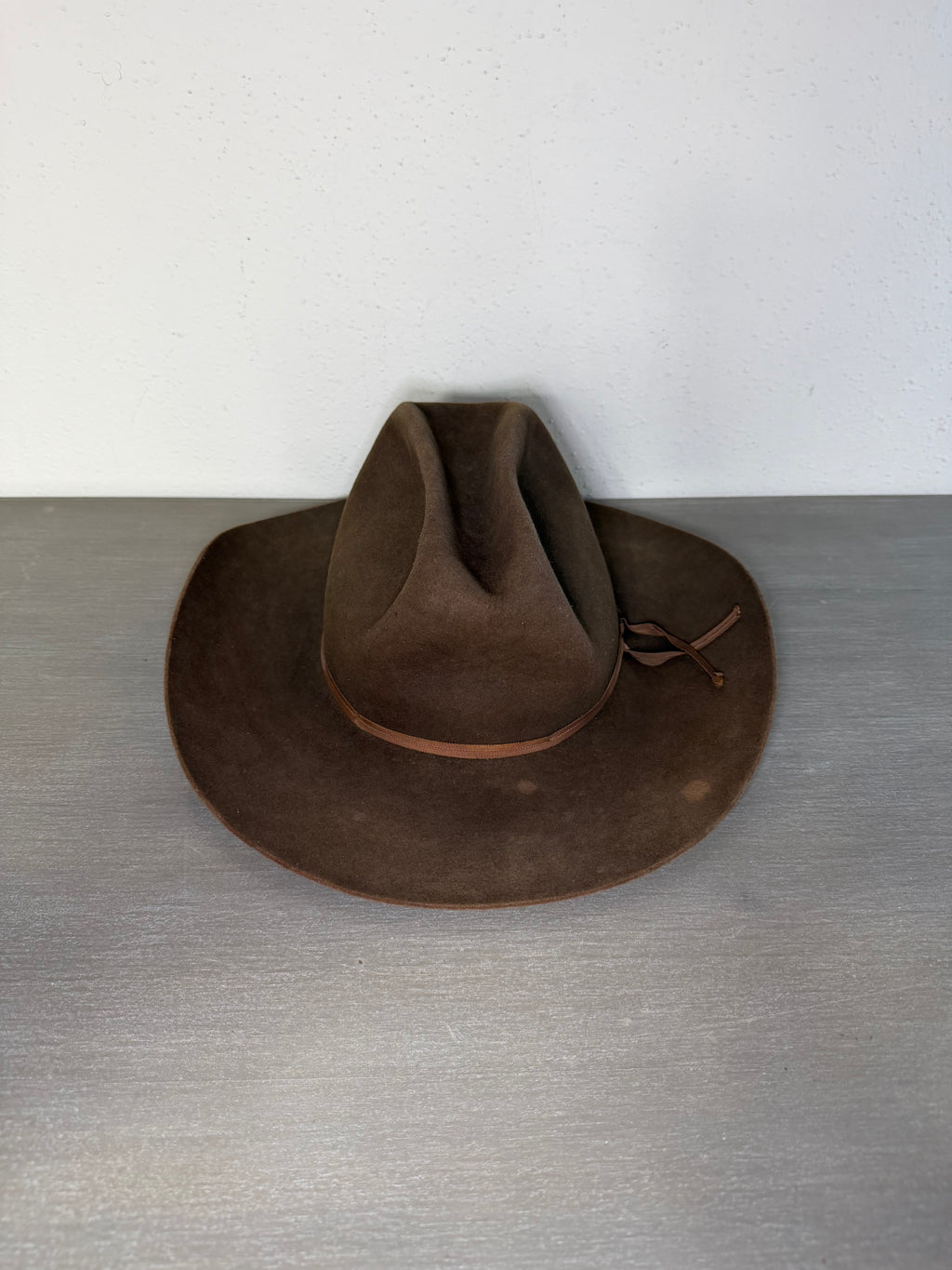 Vintage 1960s Resistol 3X Beaver Felt Cowboy Hat Men’s Size 7 1/8 Western Ranch Made in USA