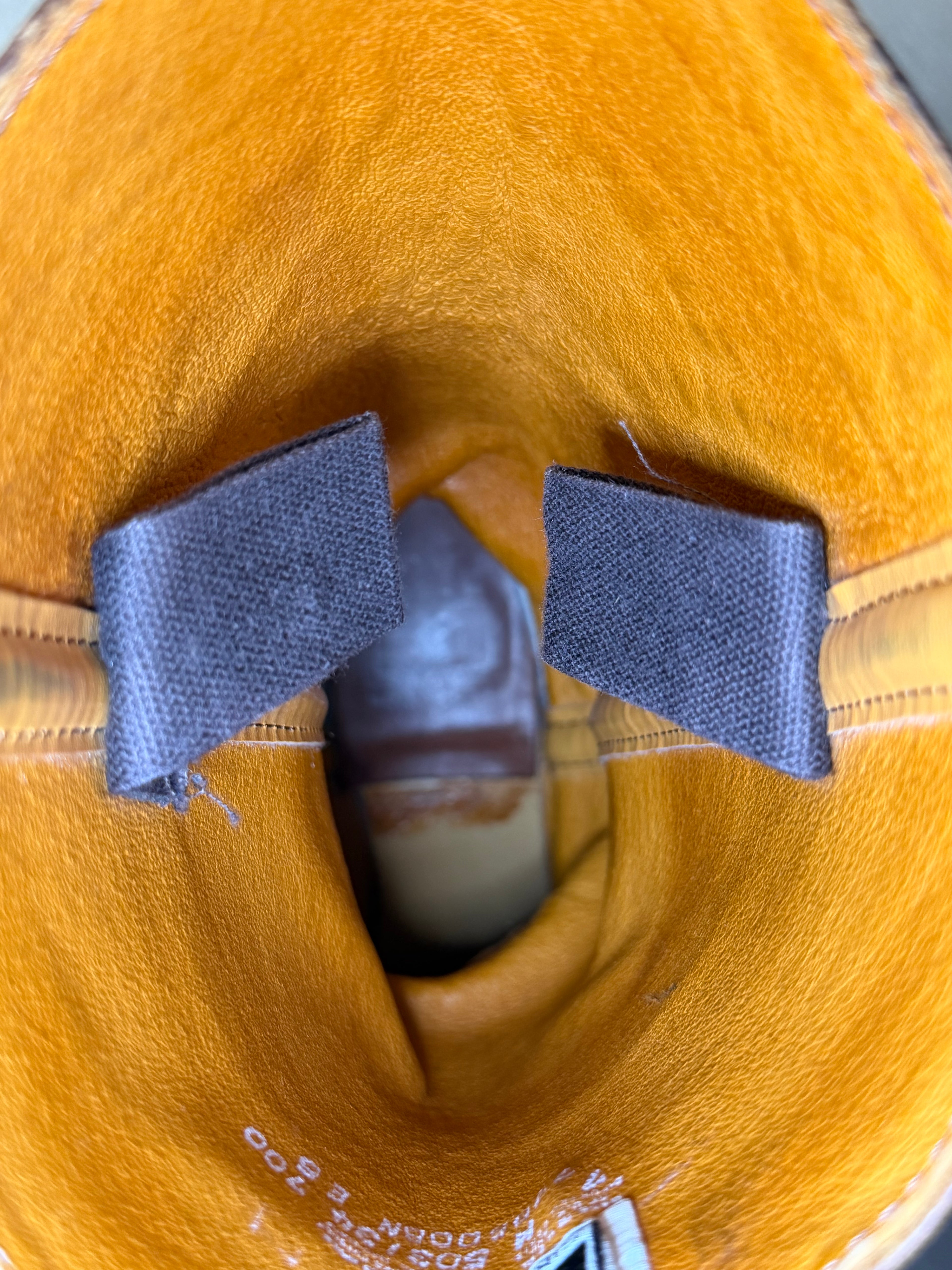 Vintage 1970s–1980s FRYE Brown Leather Pull-On Square Toe Cowboy Boots Women’s Size 7M