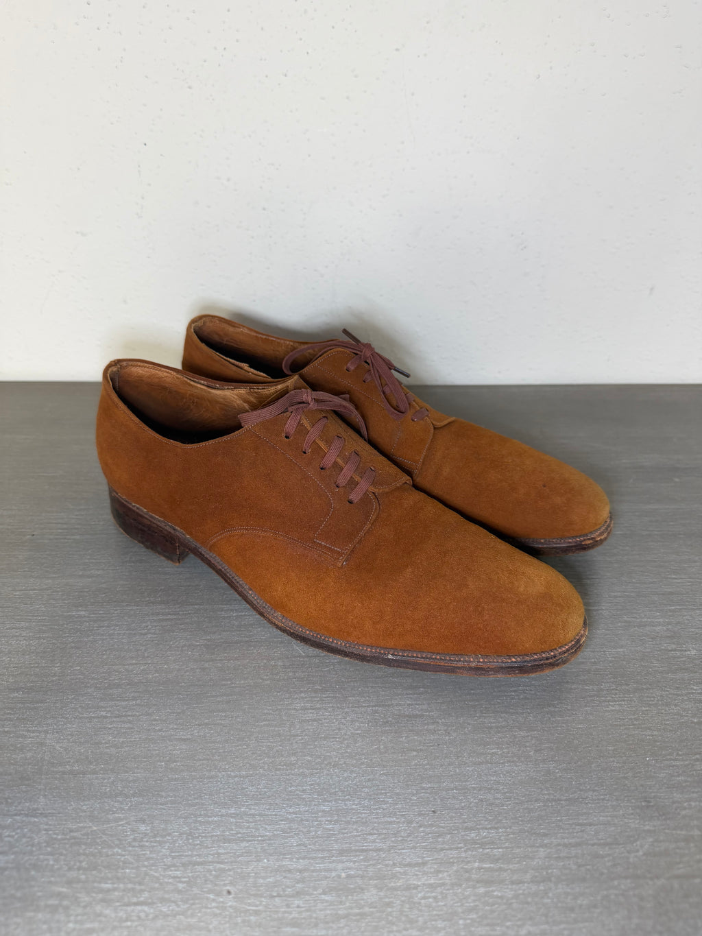 Vintage 1940s–50s Maxwell Dover Street London Handcrafted Leather Shoes Men’s Collector Piece
