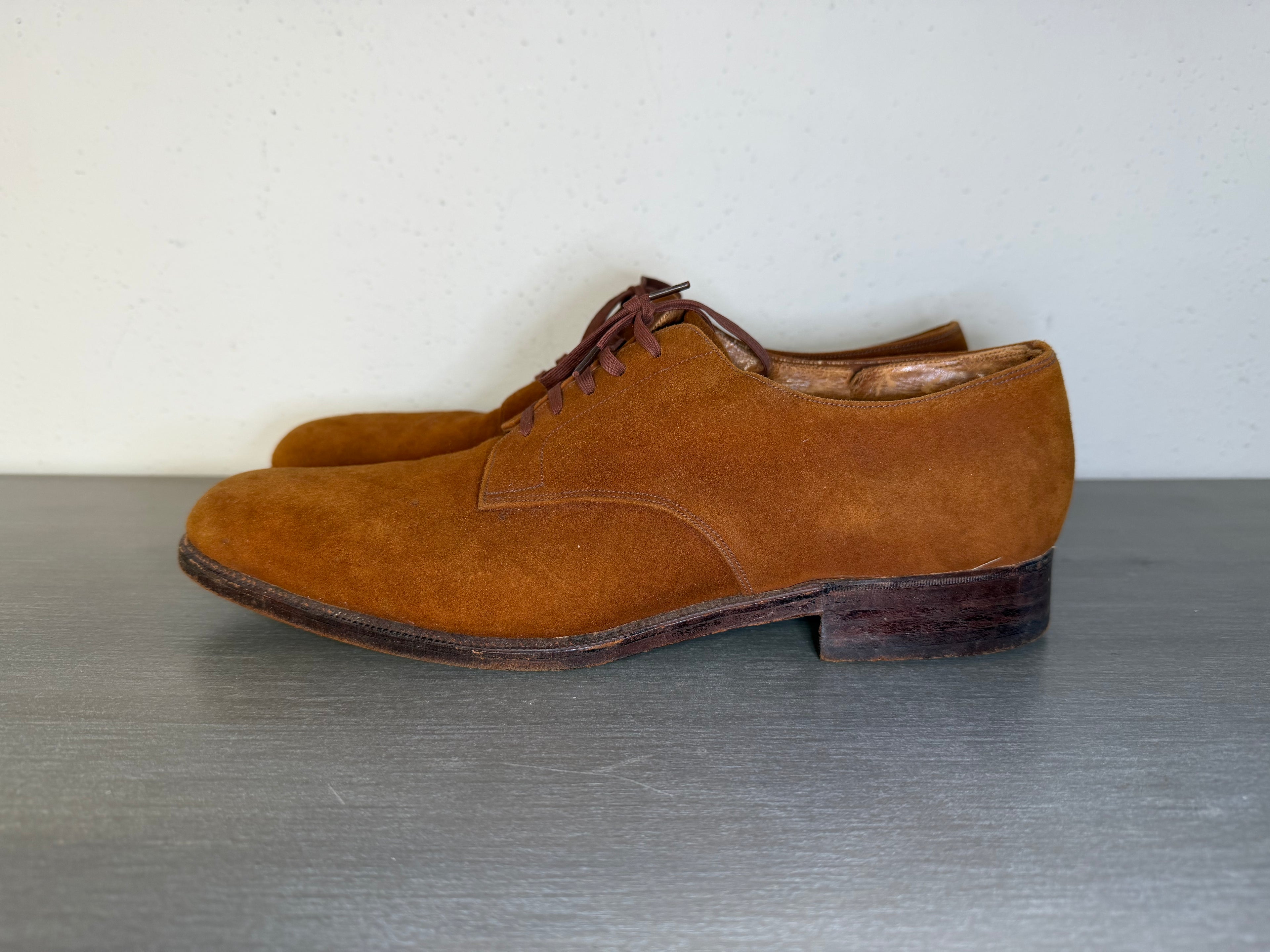 Vintage 1940s–50s Maxwell Dover Street London Handcrafted Leather Shoes Men’s Collector Piece