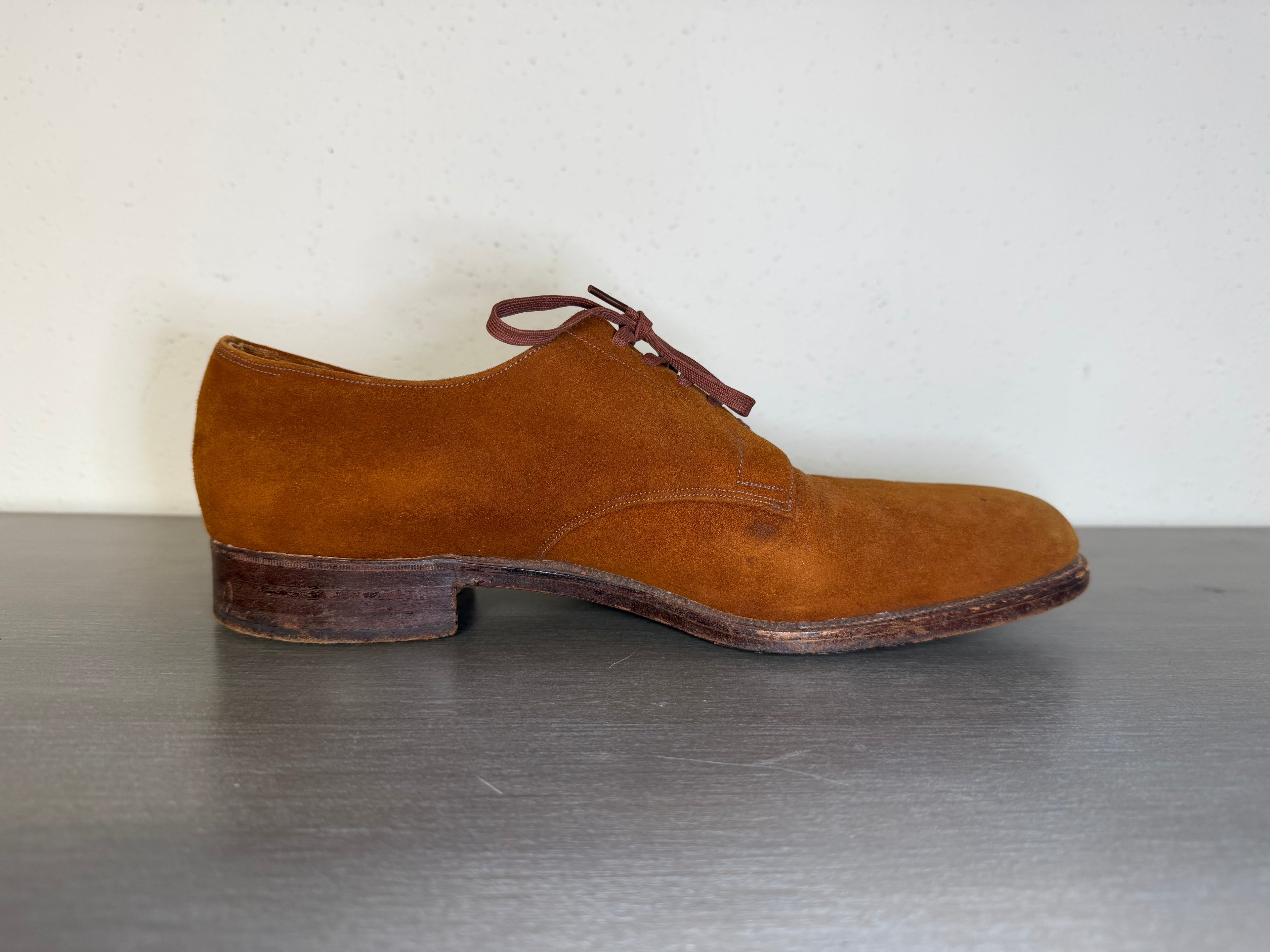 Vintage 1940s–50s Maxwell Dover Street London Handcrafted Leather Shoes Men’s Collector Piece