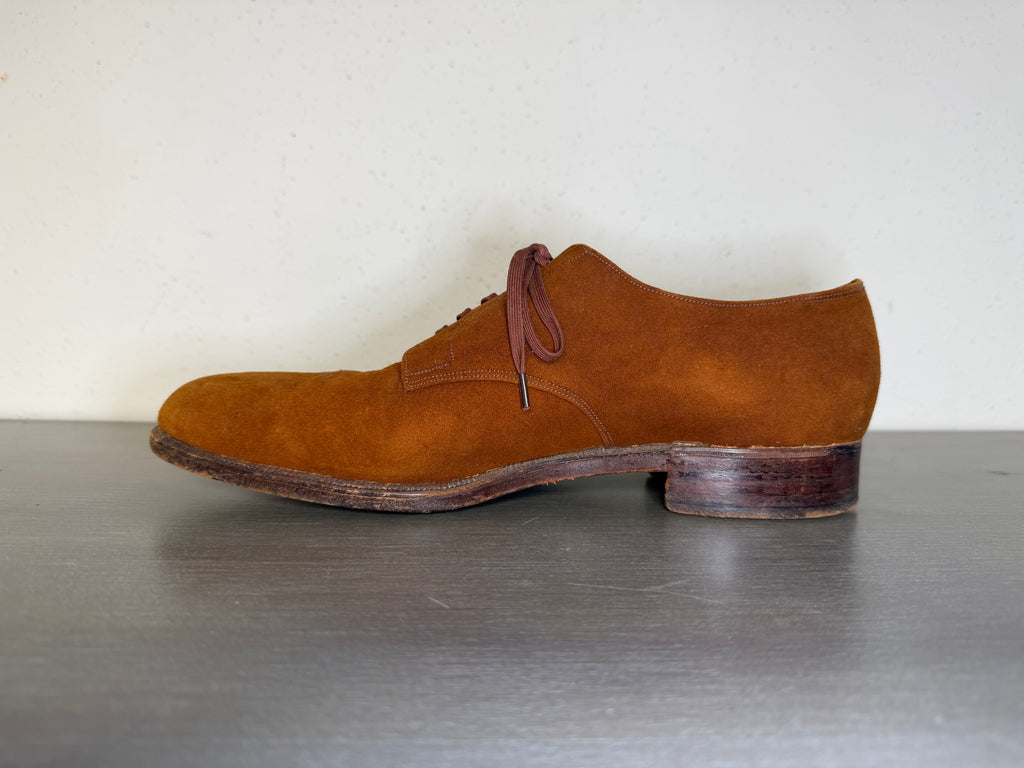 Vintage 1940s–50s Maxwell Dover Street London Handcrafted Leather Shoes Men’s Collector Piece