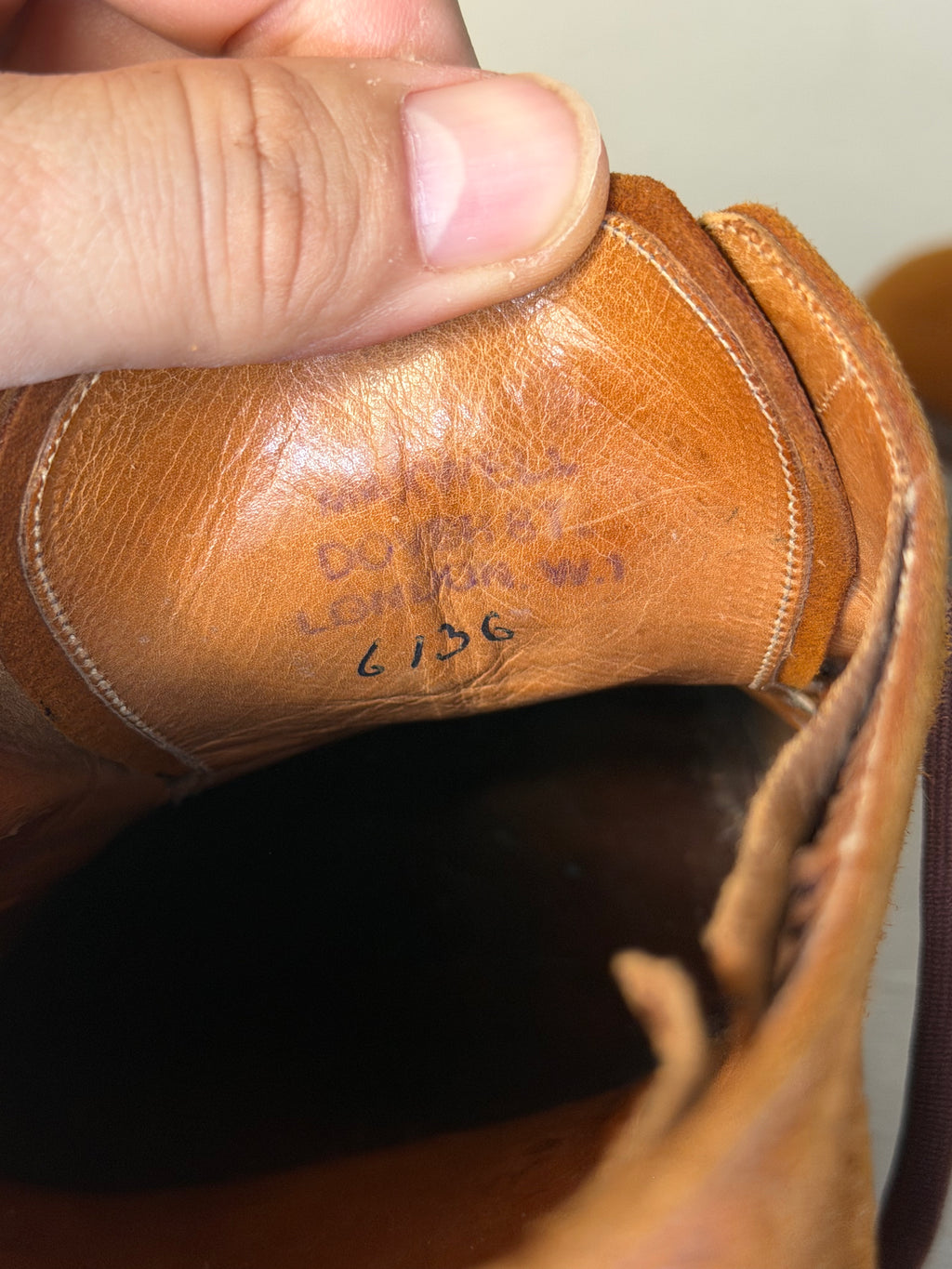 Vintage 1940s–50s Maxwell Dover Street London Handcrafted Leather Shoes Men’s Collector Piece