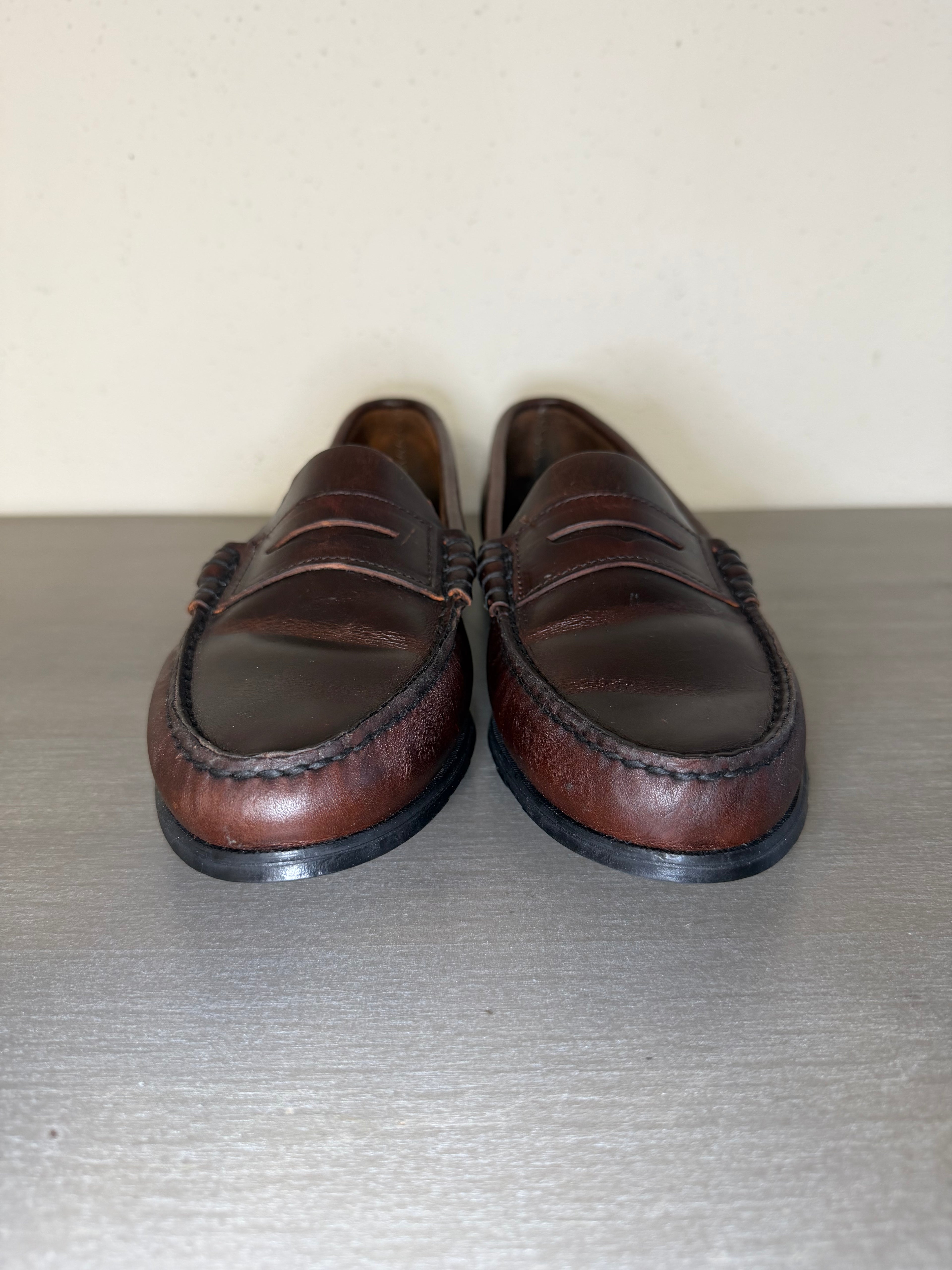 Vintage 1980s–1990s Sebago Docksides Leather Boat Shoes Men’s Size 10M Made in USA