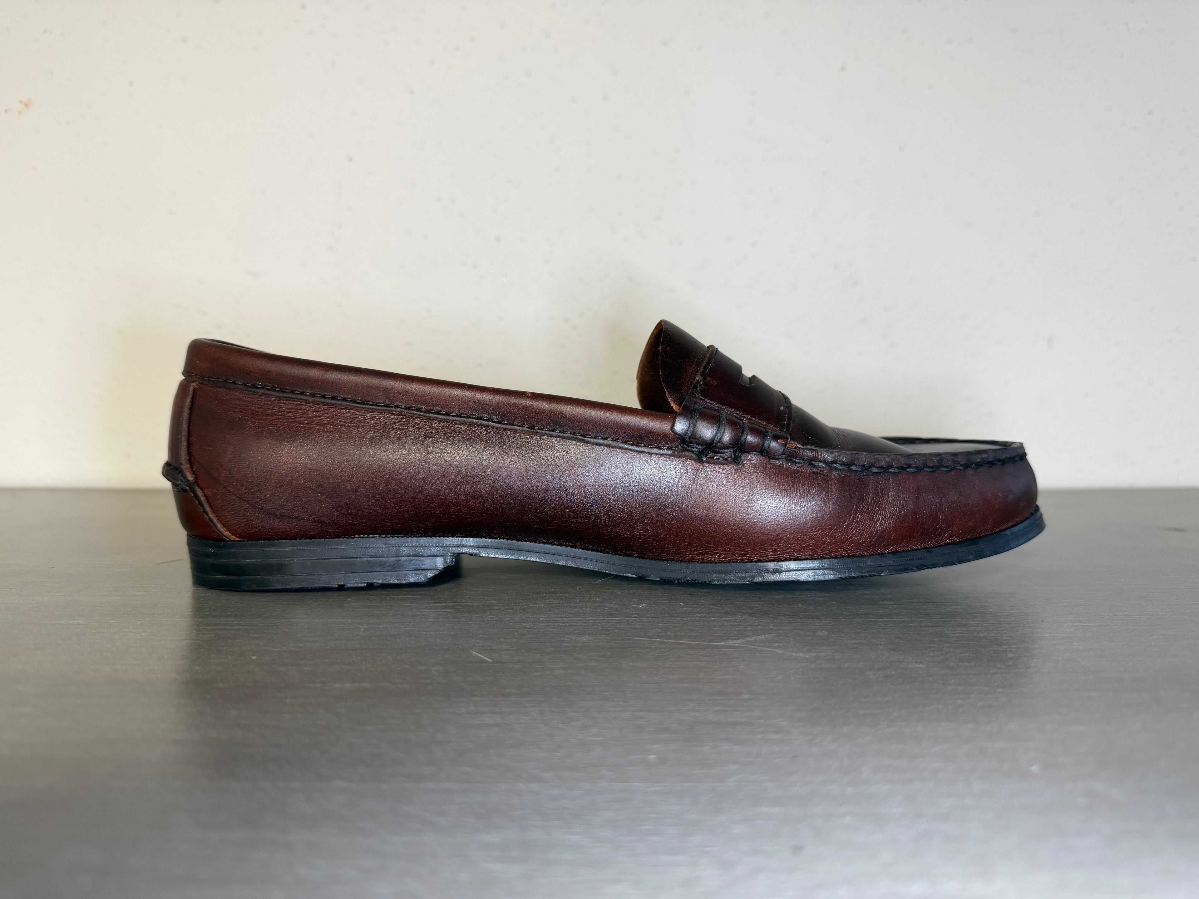 Vintage 1980s–1990s Sebago Docksides Leather Boat Shoes Men’s Size 10M Made in USA