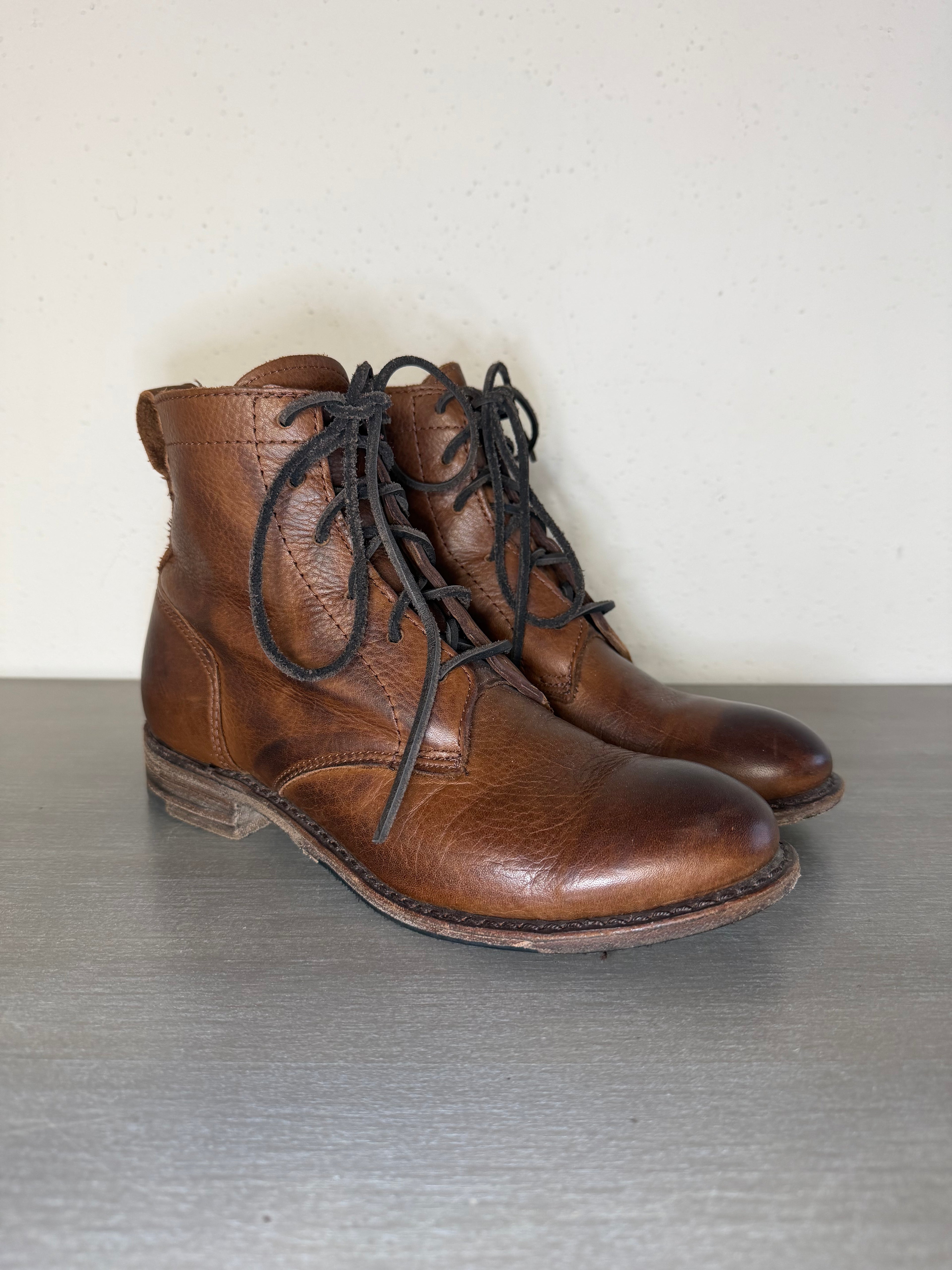 Vintage 90s Vintage Shoe Company Lily Chukka Boots Women’s Leather Cowhide Size 7 M