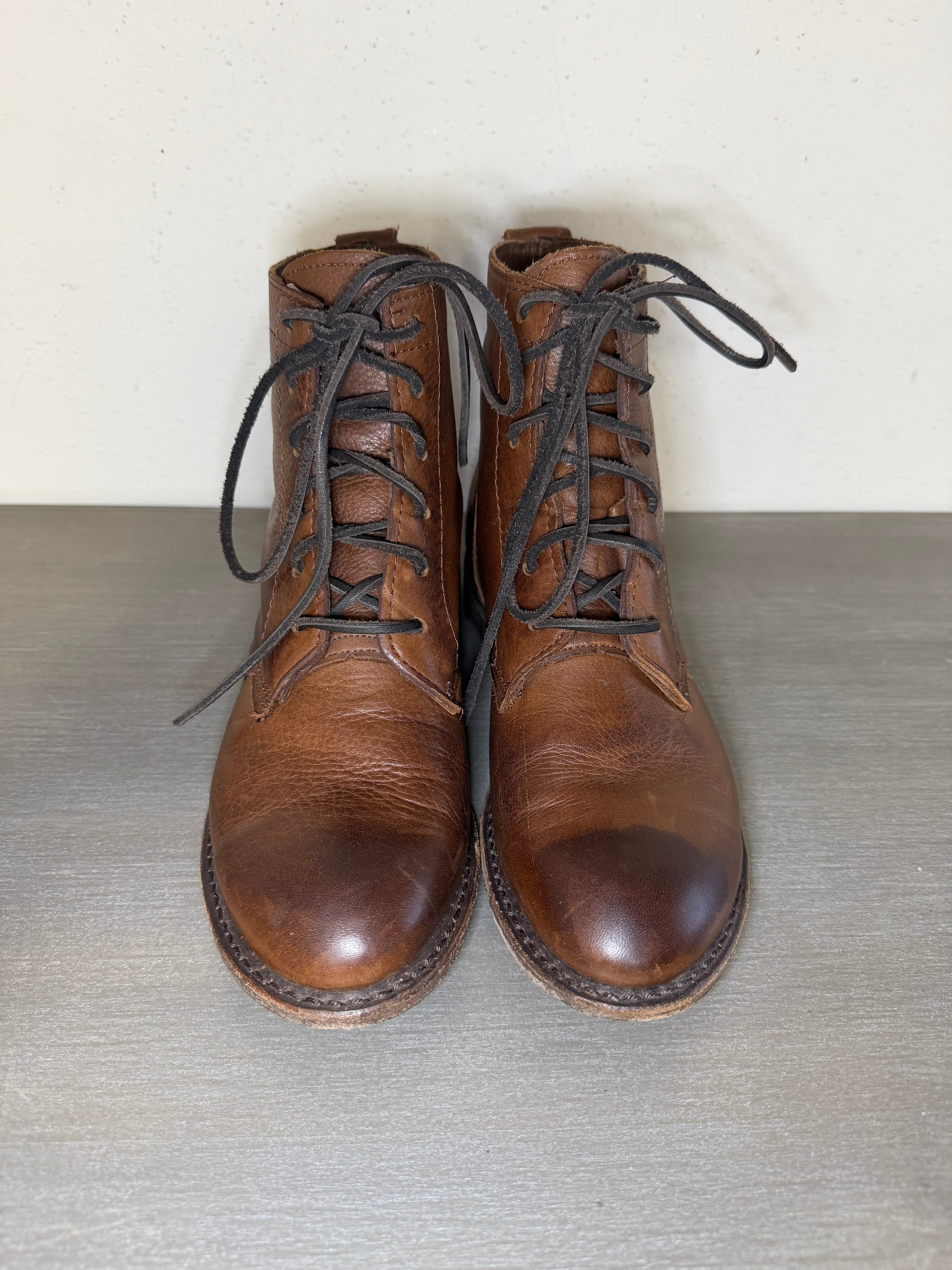 Vintage 90s Vintage Shoe Company Lily Chukka Boots Women’s Leather Cowhide Size 7 M