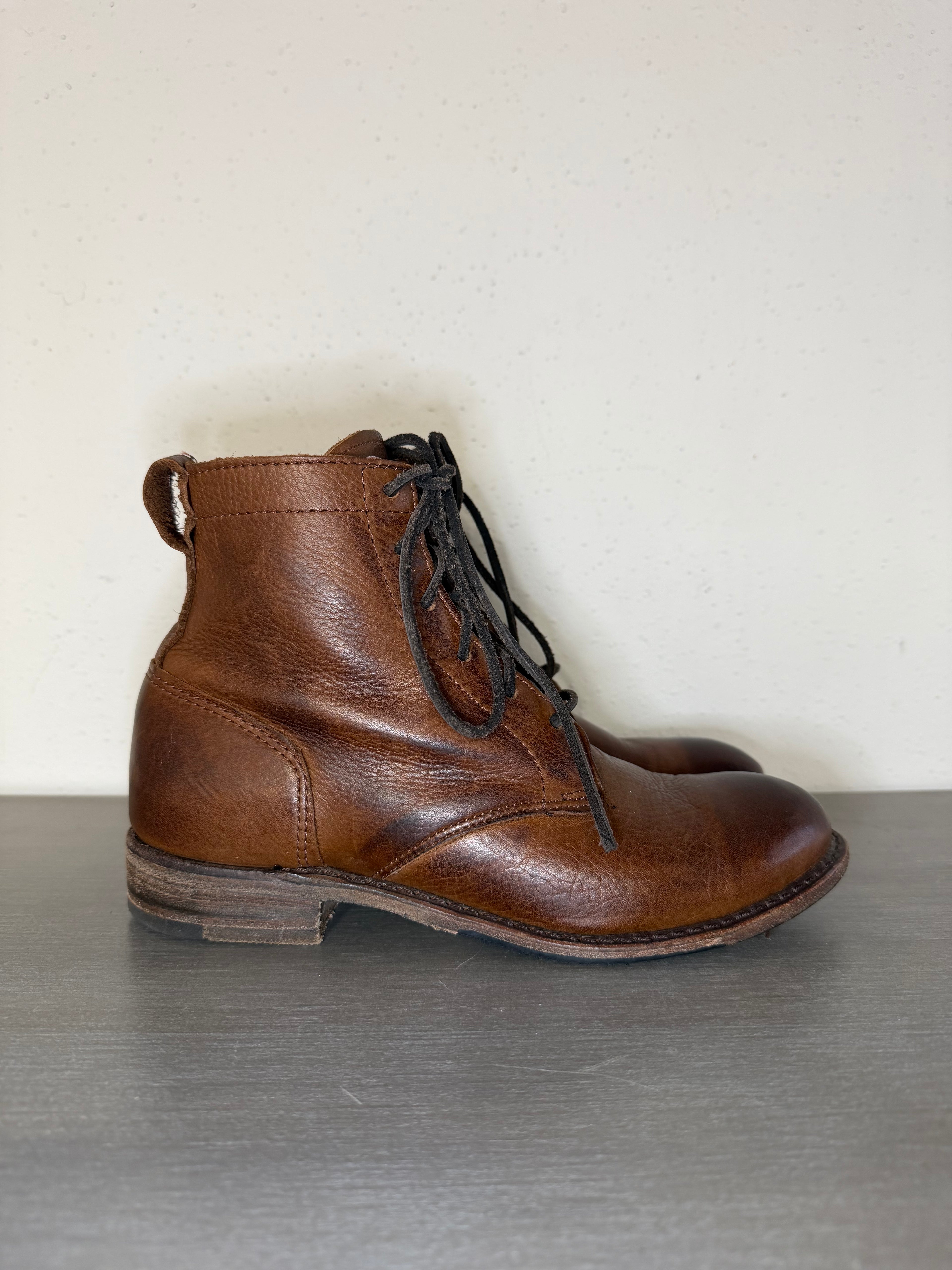 Vintage 90s Vintage Shoe Company Lily Chukka Boots Women’s Leather Cowhide Size 7 M