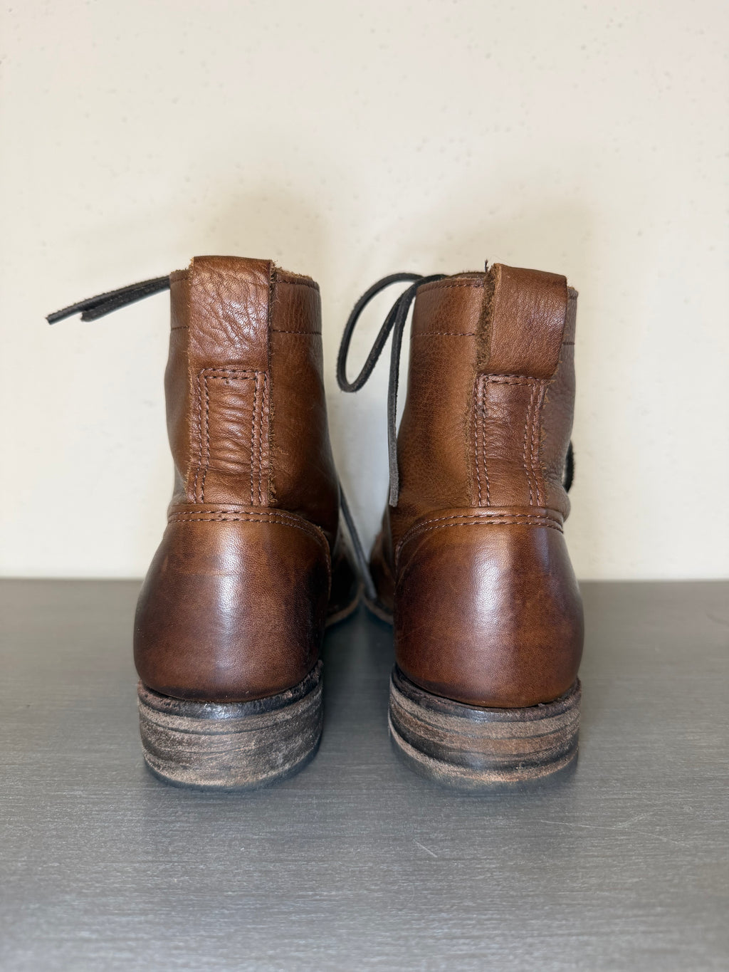 Vintage 90s Vintage Shoe Company Lily Chukka Boots Women’s Leather Cowhide Size 7 M