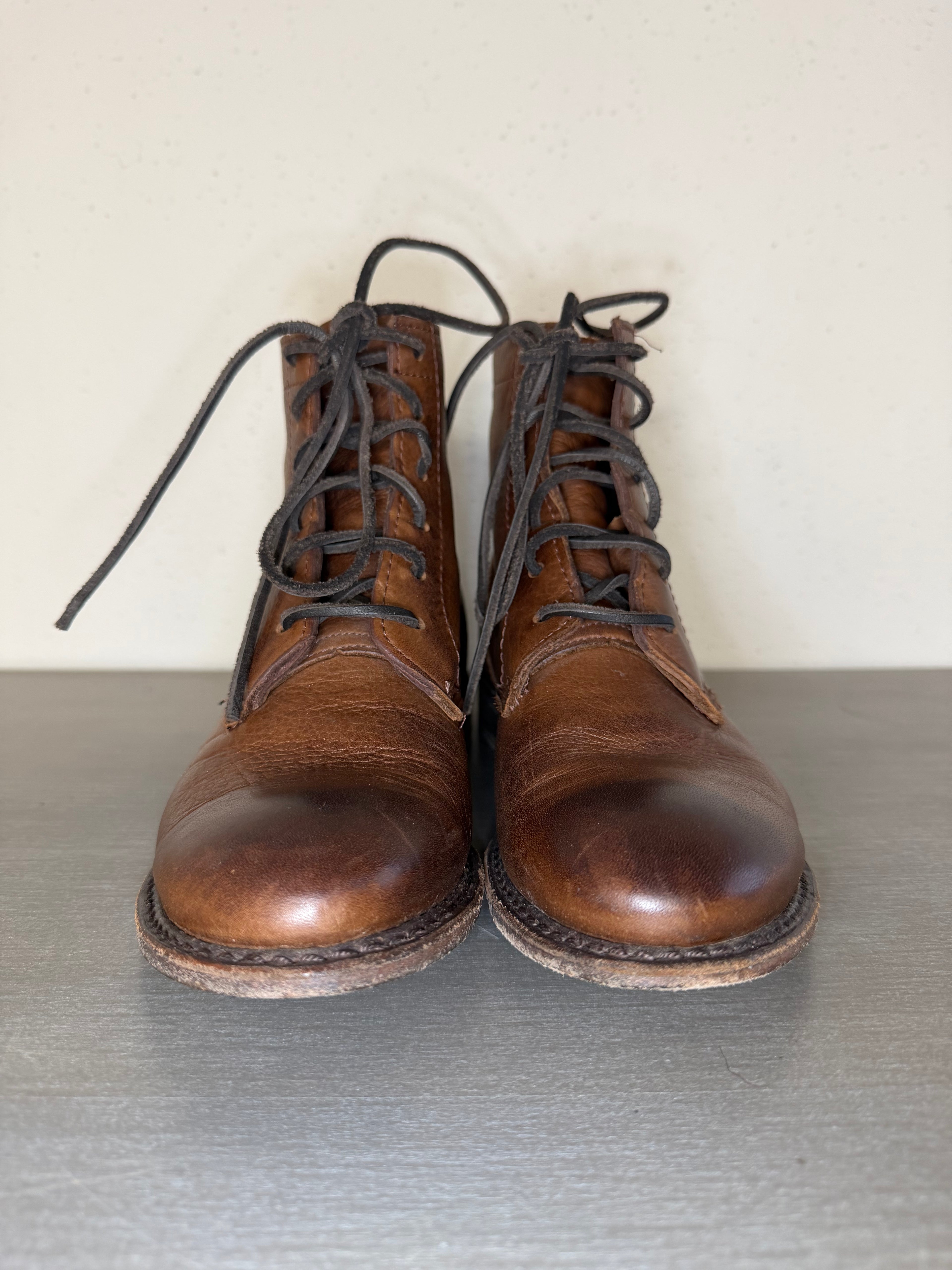 Vintage 90s Vintage Shoe Company Lily Chukka Boots Women’s Leather Cowhide Size 7 M